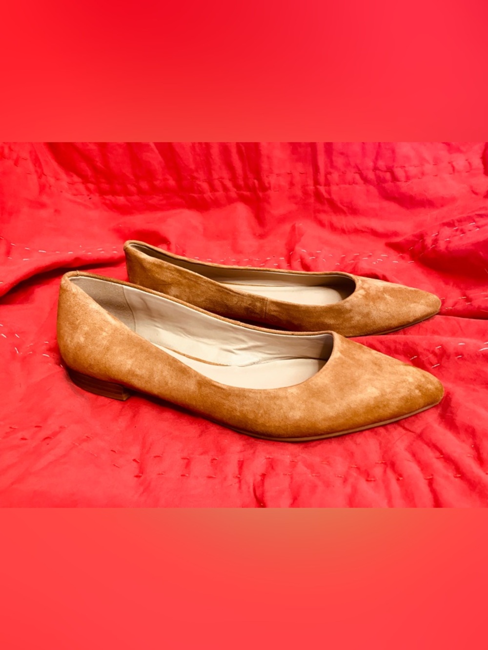 Bass & Co. Suede Ballet Flats Size 7.5M